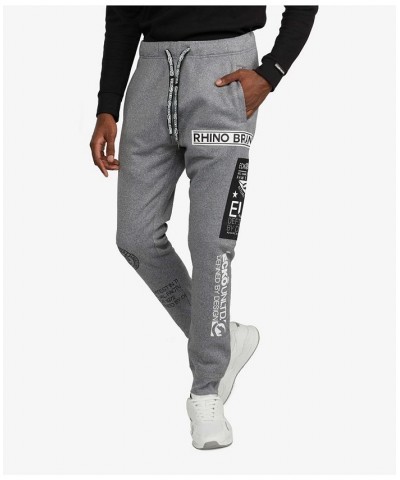 Men's Big and Tall All Patched Up Joggers Gray $42.12 Pants