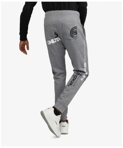 Men's Big and Tall All Patched Up Joggers Gray $42.12 Pants