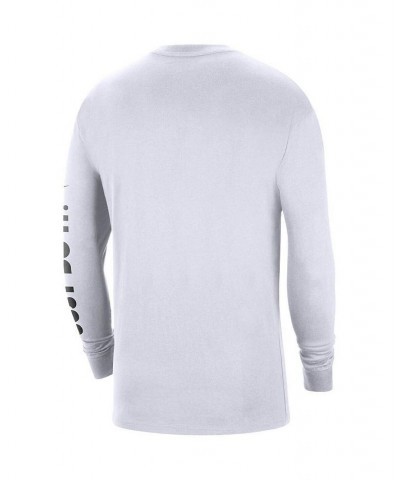 Men's White Georgia Bulldogs Heritage Max 90 Long Sleeve T-shirt $25.19 T-Shirts