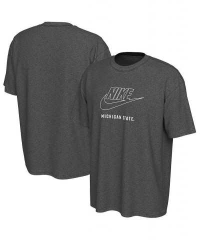 Men's Charcoal Michigan State Spartans Washed Max90 T-shirt $21.60 T-Shirts