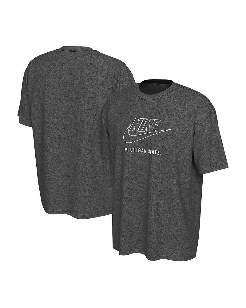 Men's Charcoal Michigan State Spartans Washed Max90 T-shirt $21.60 T-Shirts