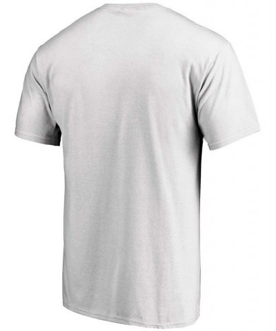 Men's White Charlotte FC Primary Logo Team T-shirt $17.04 T-Shirts