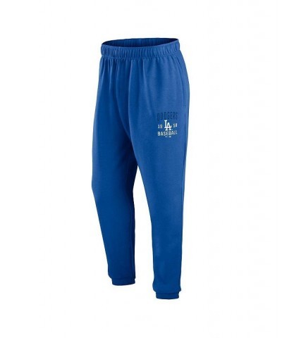 Men's Branded Royal Los Angeles Dodgers Go Overboard Fleece Sweatpants $26.40 Pants