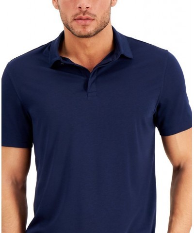 Men's AlfaTech Stretch Solid Polo Shirt PD04 $14.70 Polo Shirts