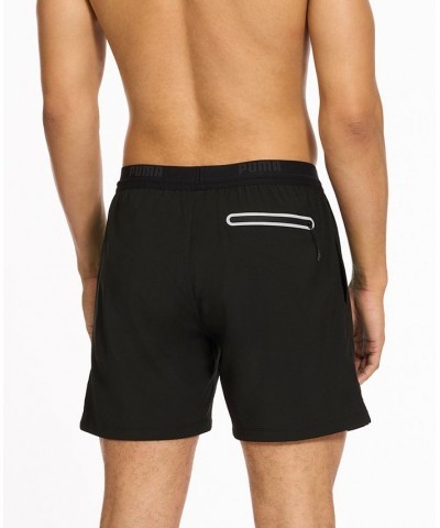 Men's 5-1/2" Swim Tech Trunks Black $22.26 Swimsuits