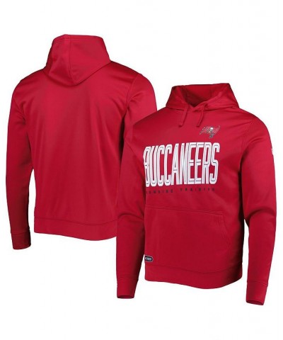 Men's Red Tampa Bay Buccaneers Combine Authentic Huddle Up Pullover Hoodie $19.74 Sweatshirt