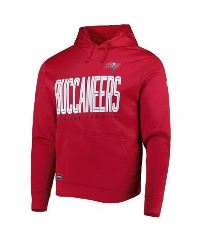 Men's Red Tampa Bay Buccaneers Combine Authentic Huddle Up Pullover Hoodie $19.74 Sweatshirt