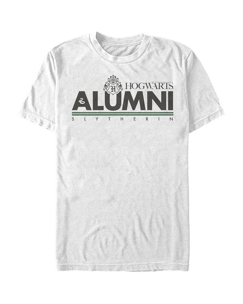 Men's Alumni Slytherin Short Sleeve Crew T-shirt White $19.59 T-Shirts