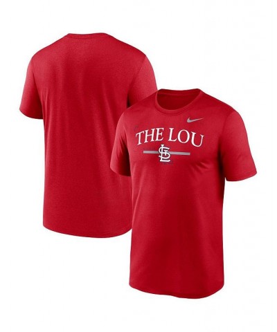 Men's Red St. Louis Cardinals Big and Tall Local Legend T-shirt $27.99 T-Shirts