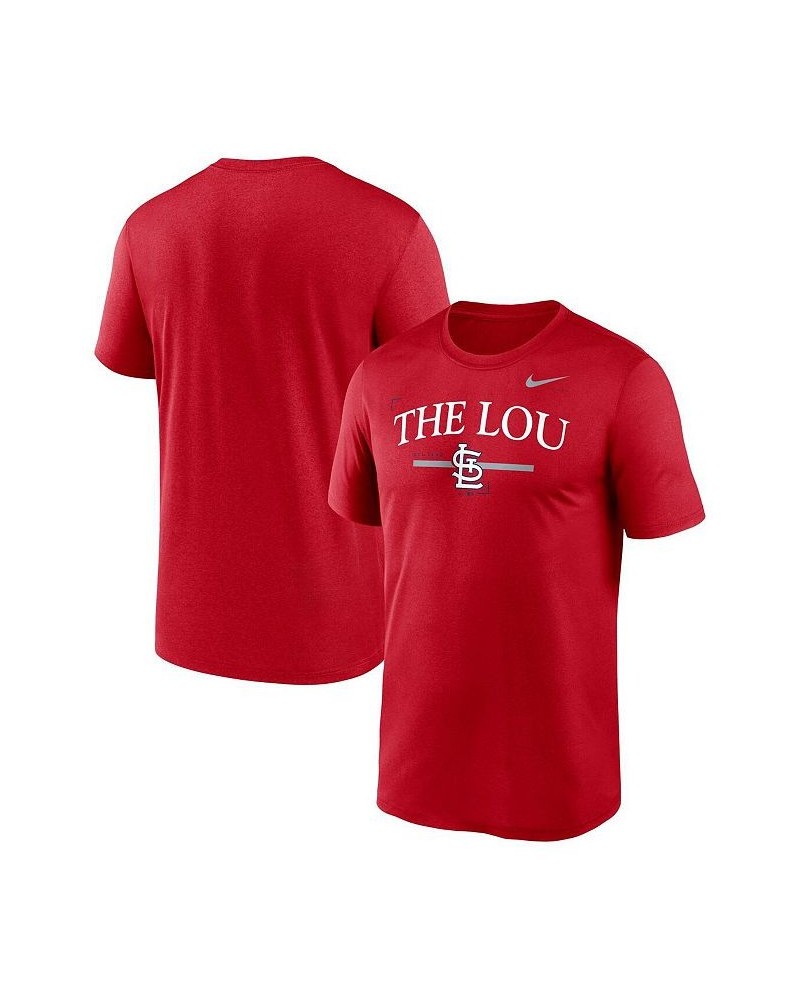 Men's Red St. Louis Cardinals Big and Tall Local Legend T-shirt $27.99 T-Shirts