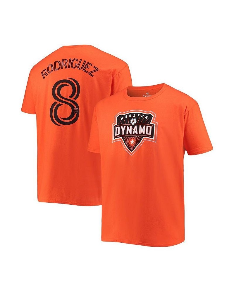 Men's Branded Memo Rodriguez Orange Houston Dynamo Authentic Stack T-shirt $19.20 T-Shirts