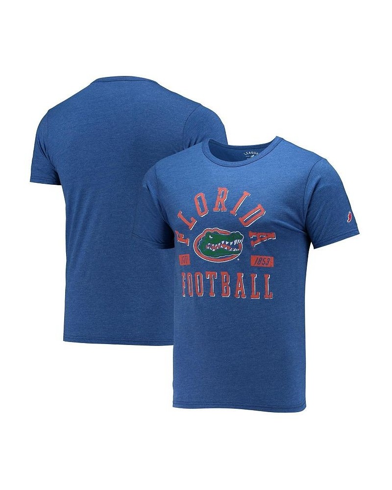 Men's Heathered Royal Florida Gators Football Focus Victory Falls Tri-Blend T-shirt $24.74 T-Shirts