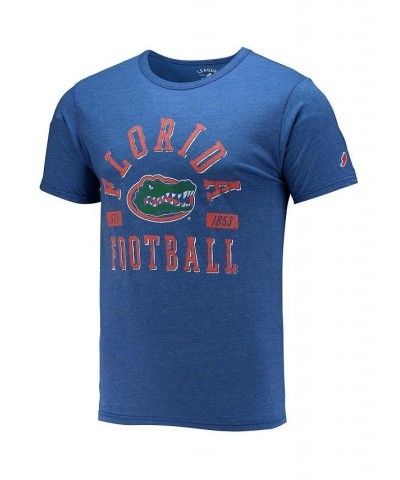 Men's Heathered Royal Florida Gators Football Focus Victory Falls Tri-Blend T-shirt $24.74 T-Shirts