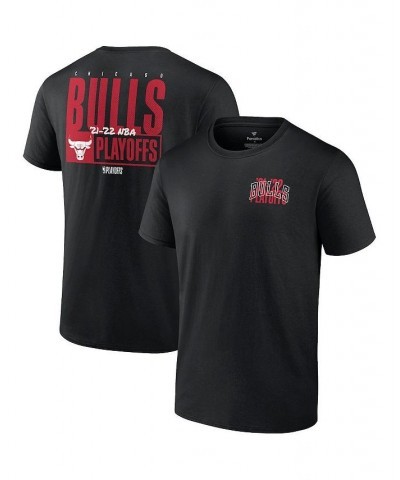 Men's Black Chicago Bulls 2022 NBA Playoffs Dunk T-shirt $17.48 T-Shirts