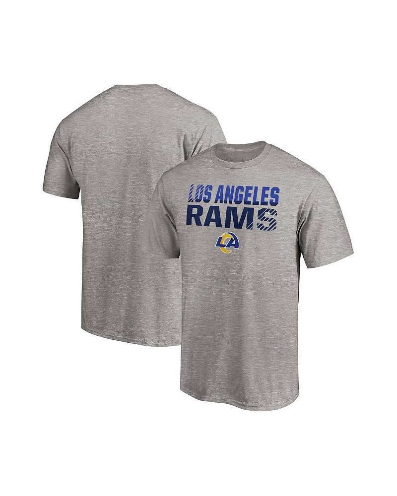 Men's Branded Heathered Gray Los Angeles Rams Big and Tall Fade Out Team T-shirt $21.65 T-Shirts