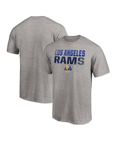 Men's Branded Heathered Gray Los Angeles Rams Big and Tall Fade Out Team T-shirt $21.65 T-Shirts