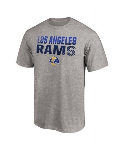 Men's Branded Heathered Gray Los Angeles Rams Big and Tall Fade Out Team T-shirt $21.65 T-Shirts