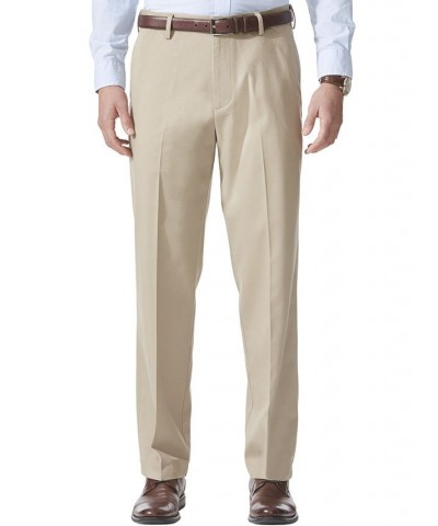 Men's Comfort Relaxed Fit Khaki Stretch Pants British Khaki $32.99 Pants