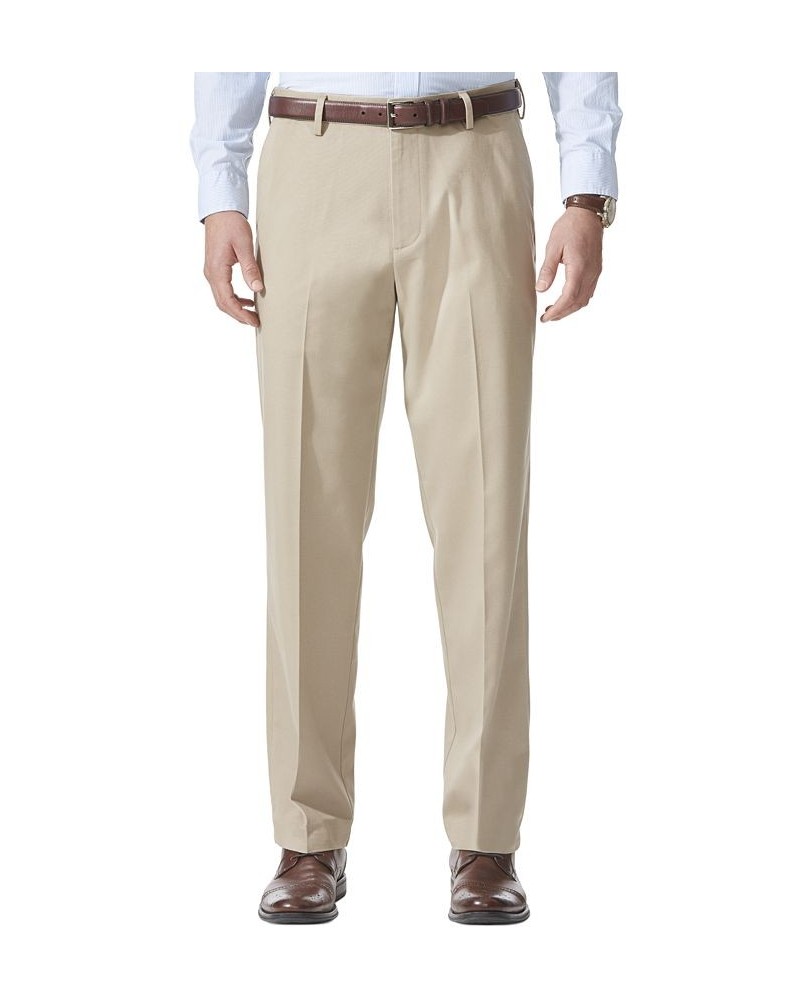 Men's Comfort Relaxed Fit Khaki Stretch Pants British Khaki $32.99 Pants