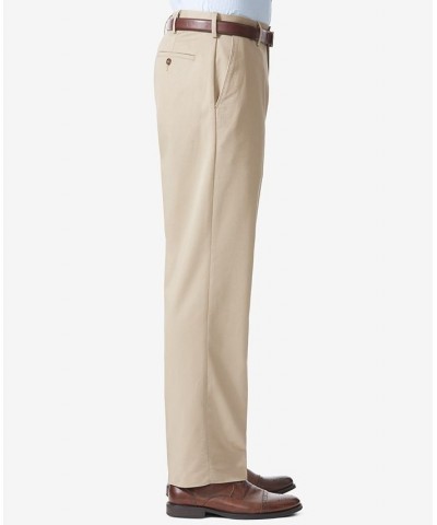 Men's Comfort Relaxed Fit Khaki Stretch Pants British Khaki $32.99 Pants