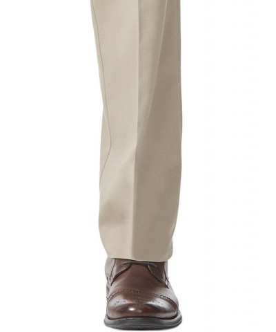 Men's Comfort Relaxed Fit Khaki Stretch Pants British Khaki $32.99 Pants