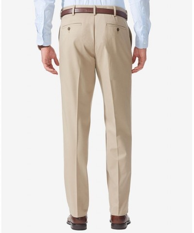 Men's Comfort Relaxed Fit Khaki Stretch Pants British Khaki $32.99 Pants