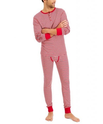 Men's Long John Sleep Pajamas, 2-Piece Set PD03 $17.23 Pajama