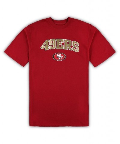 Men's Scarlet, Heather Gray San Francisco 49ers Big and Tall T-shirt and Pajama Pants Sleep Set $45.89 Pajama