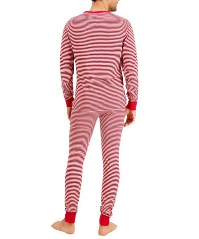 Men's Long John Sleep Pajamas, 2-Piece Set PD03 $17.23 Pajama