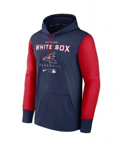 Men's Navy and Red Chicago White Sox Authentic Collection Performance Hoodie $44.10 Sweatshirt