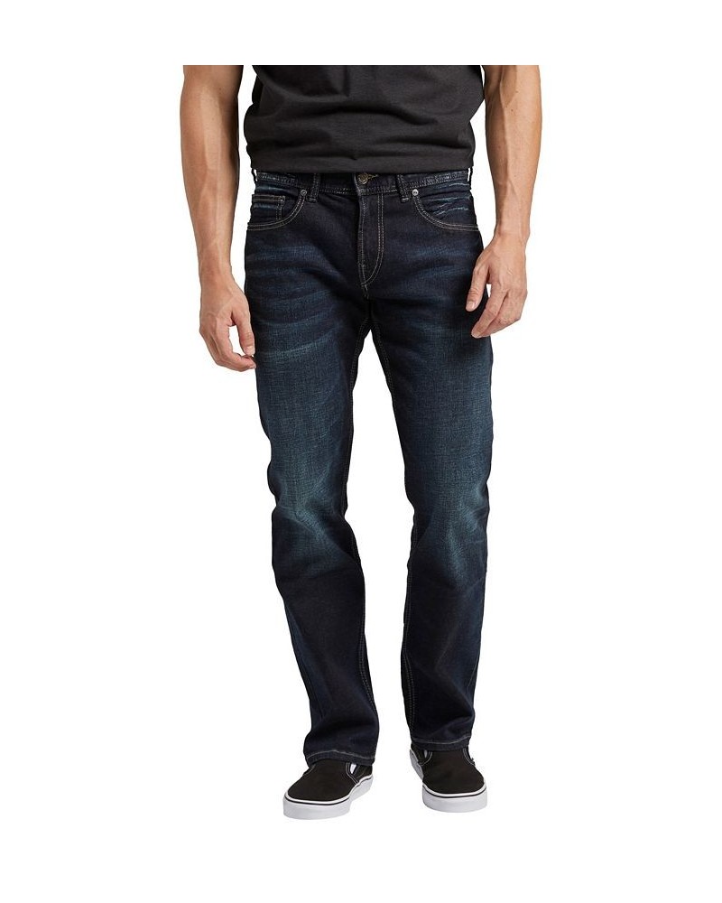 Men's Allan Classic Fit Slim Stretch Jeans Blue $29.88 Jeans