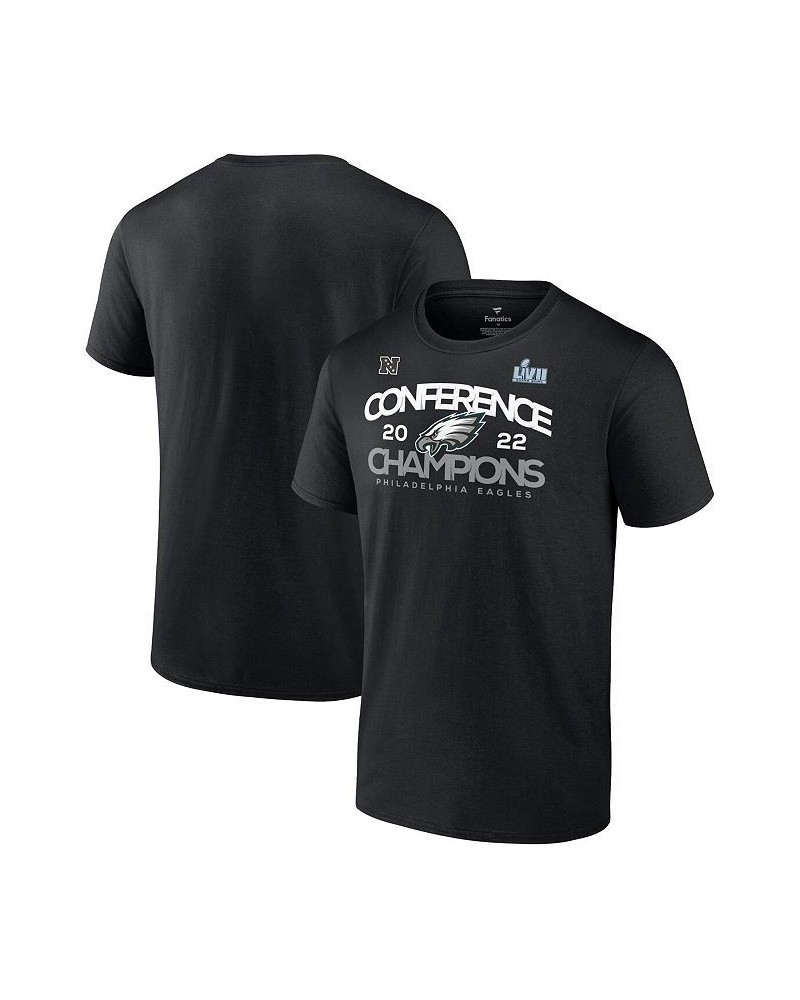 Men's Branded Black Philadelphia Eagles 2022 NFC Champions Shadow Cast Big and Tall T-shirt $20.50 T-Shirts