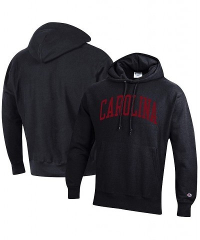 Men's Black South Carolina Gamecocks Team Arch Reverse Weave Pullover Hoodie $47.50 Sweatshirt