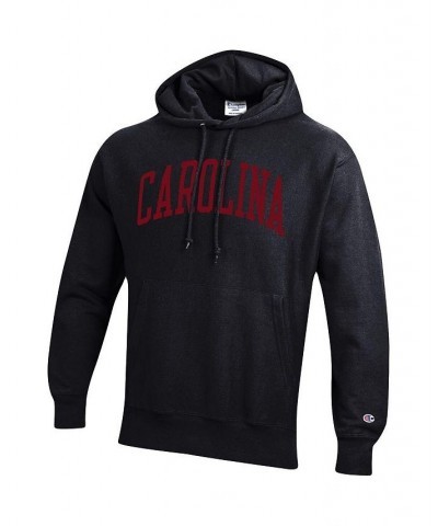 Men's Black South Carolina Gamecocks Team Arch Reverse Weave Pullover Hoodie $47.50 Sweatshirt