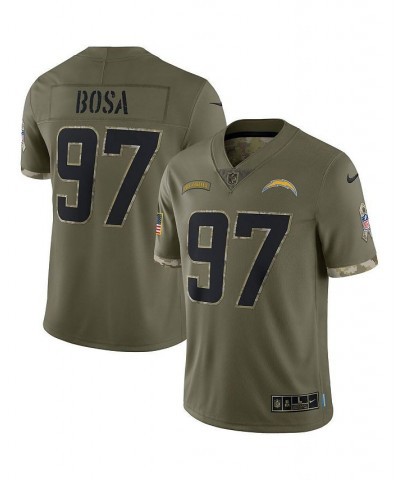 Men's Joey Bosa Olive Los Angeles Chargers 2022 Salute To Service Limited Jersey $53.28 Jersey