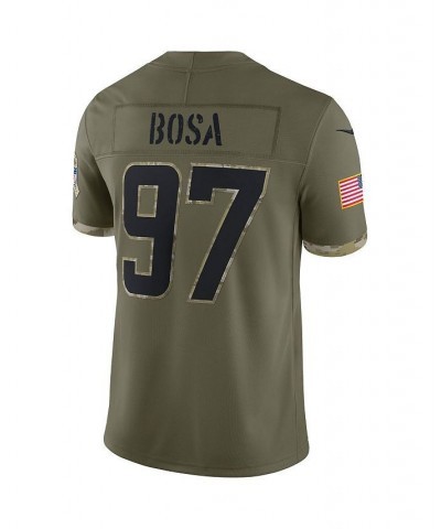 Men's Joey Bosa Olive Los Angeles Chargers 2022 Salute To Service Limited Jersey $53.28 Jersey