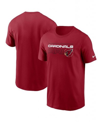 Men's Cardinal Arizona Cardinals Broadcast Essential T-shirt $12.80 T-Shirts