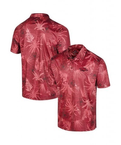 Men's Cardinal Arkansas Razorbacks Big and Tall Palms Polo Shirt $34.19 Polo Shirts