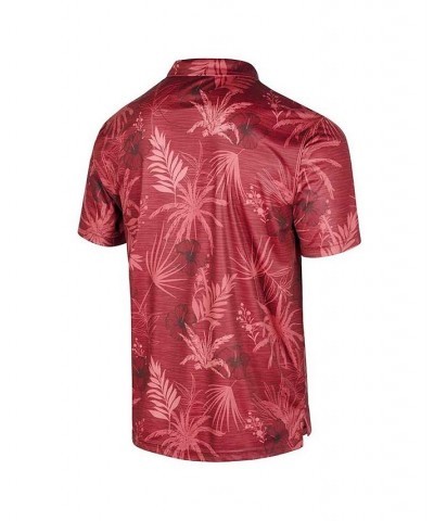 Men's Cardinal Arkansas Razorbacks Big and Tall Palms Polo Shirt $34.19 Polo Shirts