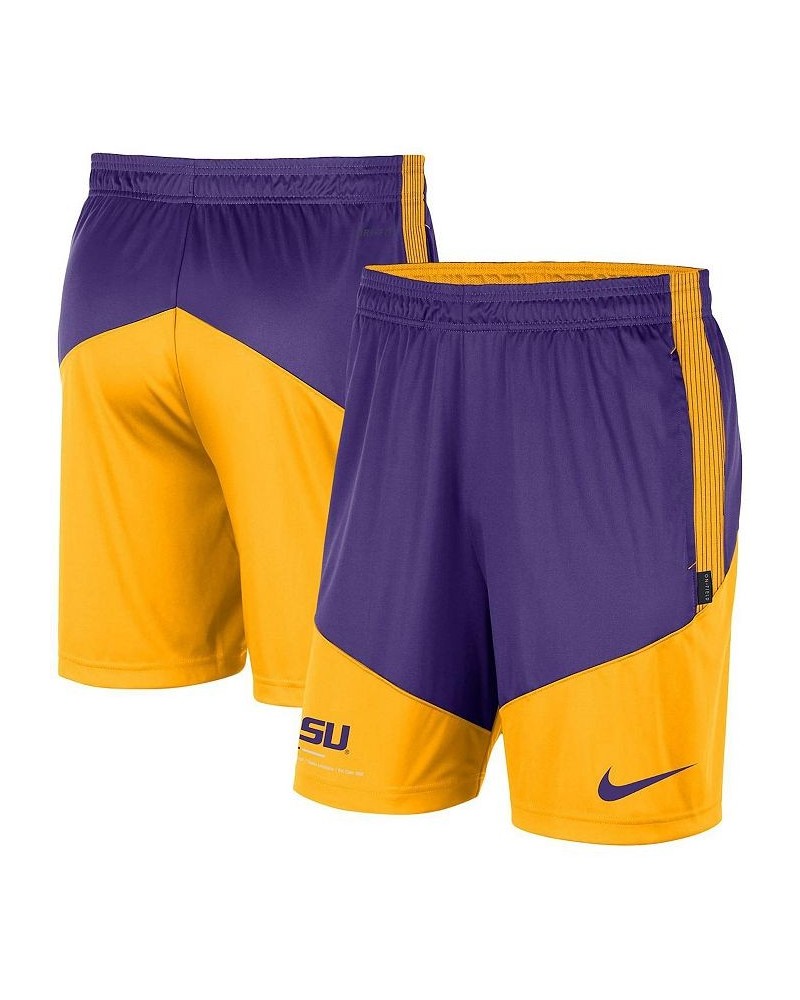 Men's Purple and Gold LSU Tigers Team Performance Knit Shorts $26.95 Shorts