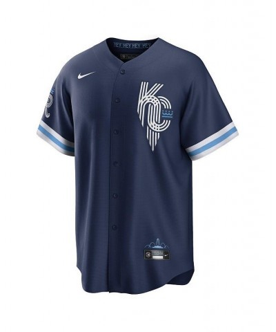 Men's Navy Kansas City Royals 2022 City Connect Replica Player Jersey $41.80 Jersey