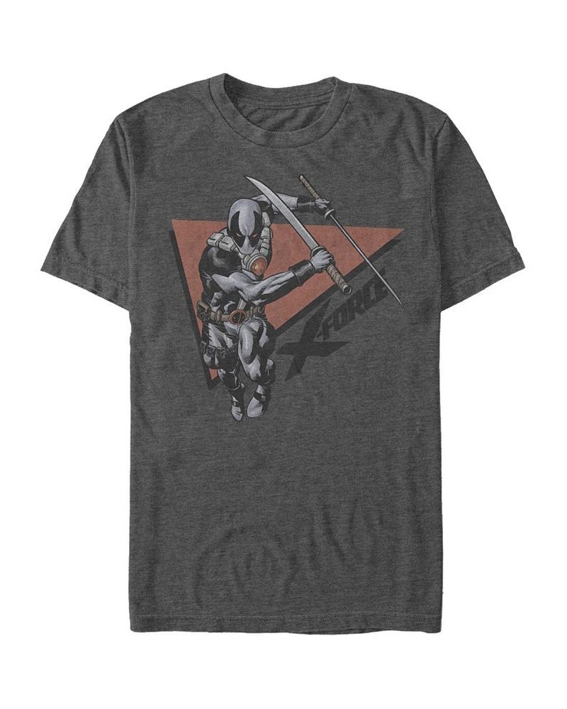 Men's X-Force Short Sleeve T-shirt Gray $15.05 T-Shirts