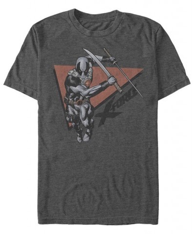 Men's X-Force Short Sleeve T-shirt Gray $15.05 T-Shirts