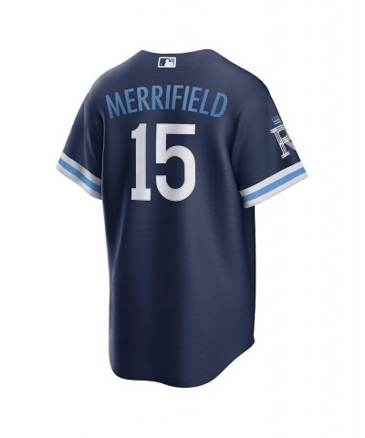 Men's Navy Kansas City Royals 2022 City Connect Replica Player Jersey $41.80 Jersey