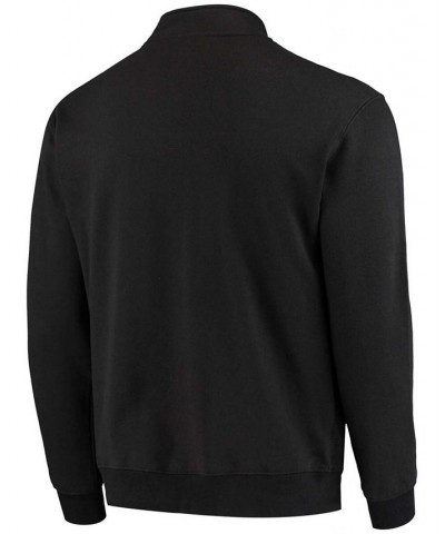 Men's Black Iowa Hawkeyes Tortugas Logo Quarter-Zip Jacket $34.19 Sweatshirt