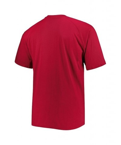 Men's Crimson Alabama Crimson Tide Big and Tall Raglan T-shirt $18.45 T-Shirts