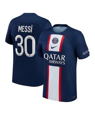 Men's Lionel Messi Blue Paris Saint-Germain 2022/23 Home Replica Player Jersey $42.80 Jersey