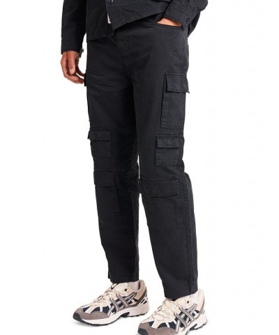 Men's Classic-Fit Solid Cargo Pants Blue $39.60 Pants