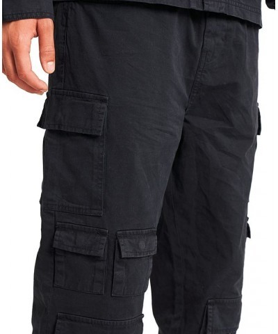 Men's Classic-Fit Solid Cargo Pants Blue $39.60 Pants