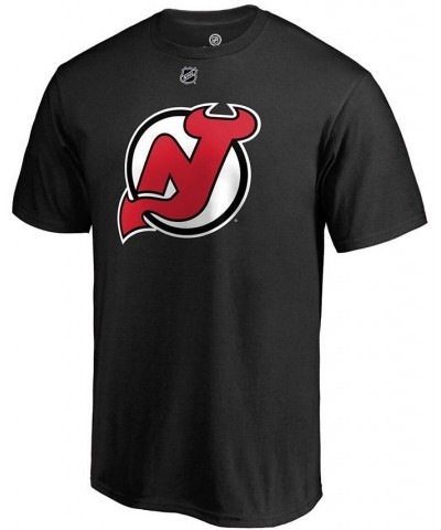 Men's P.K. Subban Black New Jersey Devils Authentic Stack Name and Number T-shirt $14.96 T-Shirts